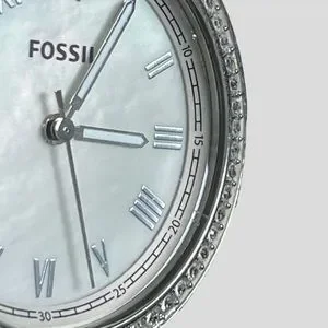 Fossil Emma Stainless Steel Silver with Mother of Pearl and Crystals Watch Fossil ES3112 Emma Mother of Pearl Dial Women main image 4
